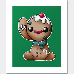 gingerbread xmas 1 Posters and Art